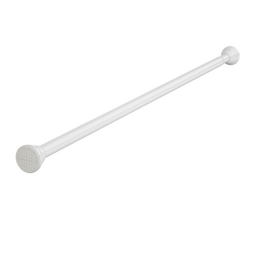 Bara Telescopica Multifunctionala, Flippy, din Otel Inoxidabil, Utilizare Universala, Retractabila 107 - 195 cm, Fara Perforare Perete, Alb - Flippy