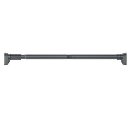Bara Telescopica Multifunctionala, Flippy, din Otel Inoxidabil si ABS, Utilizare Universala, Extensie 185 - 205 cm, Fara Perforare Perete, Negru - Flippy