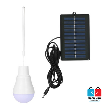 Bec portabil cu panou solar Flippy, pentru camping, utilizare exterior/interior, 3.6V, 400 mAh, 6.2 x 10 cm, alb rece - Flippy