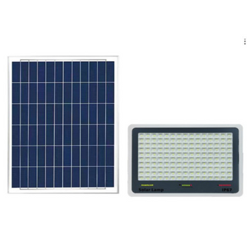 Proiector LED cu Panou Solar Flippy, Senzor de lumina, Waterproof, 96 LED-uri incorporate, 30W, 17x13 cm, IP67, Design Modern, Negru - Flippy