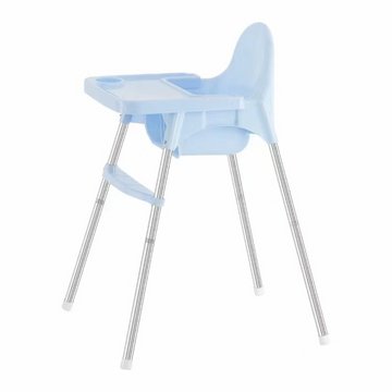 Scaun de masa telescopic pentru bebelusi si copii, Flippy, cu Suport picioare si Centura de siguranta, reglabil pe inaltime, Varsta 6-32 luni, Albastru - Flippy